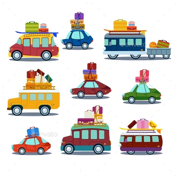 GraphicRiver Cars To Travel 11842735 GraphicRiver Cars To Travel 11842735