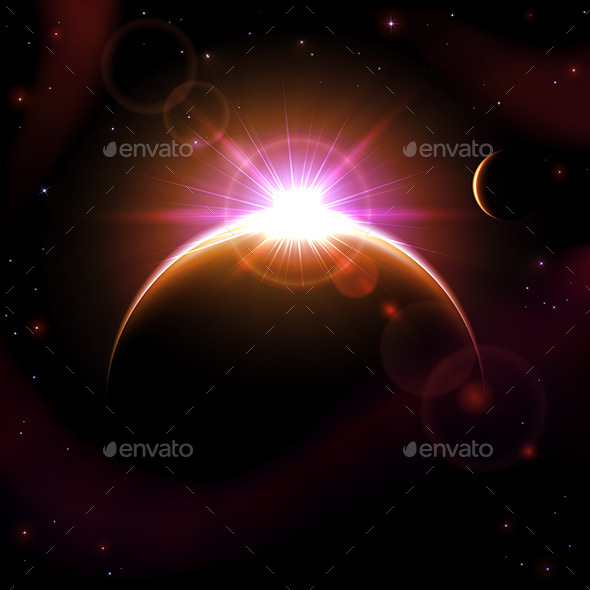 GraphicRiver Planet in Space 11842848