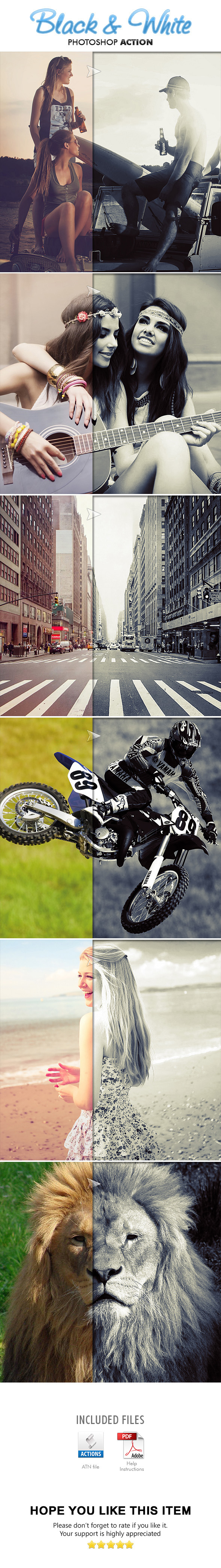 GraphicRiver Black & White Photo Effect 11842948 GraphicRiver Black & White Photo Effect 11842948