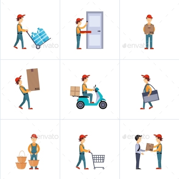 GraphicRiver Delivery Person Freight Logistic Business Service 11842952 GraphicRiver Delivery Person Freight Logistic Business Service 11842952
