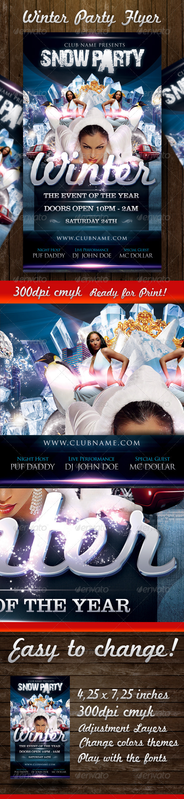 Winter Party Flyer Winter Party Flyer
