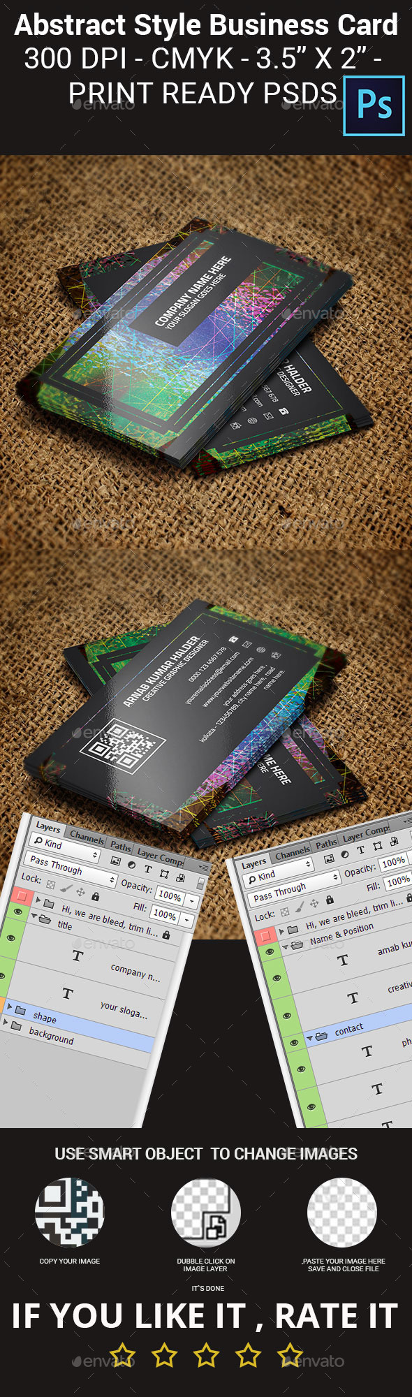 GraphicRiver Abstract Style Business Card 11839951