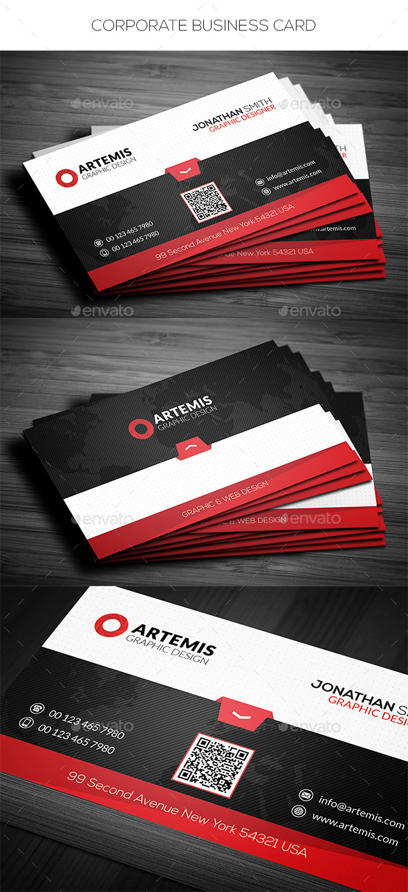 GraphicRiver Corporate Business Card 11844660 GraphicRiver Corporate Business Card 11844660