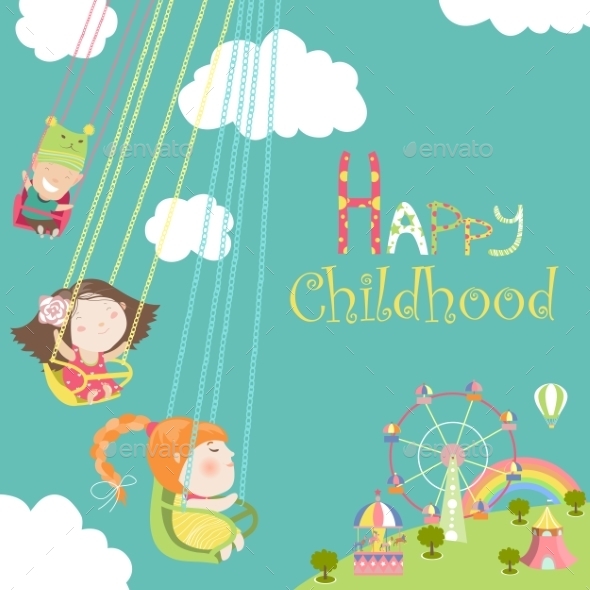 GraphicRiver Children Ride on Carousel 11845979 GraphicRiver Children Ride on Carousel 11845979