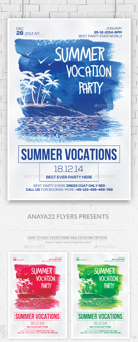 GraphicRiver Summer Party Flyer Psd Templates 11846273 GraphicRiver Summer Party Flyer Psd Templates 11846273