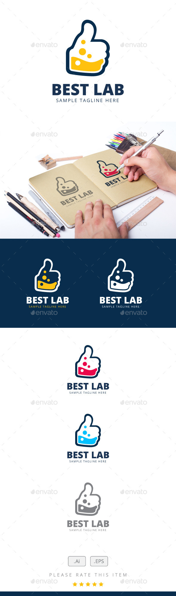 GraphicRiver Best Lab Logo 11846612 GraphicRiver Best Lab Logo 11846612