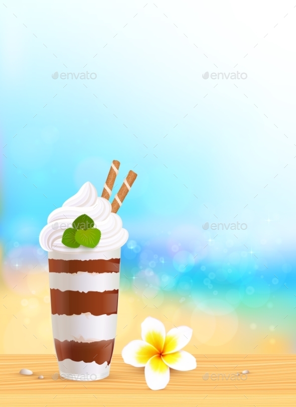 GraphicRiver Chocolate Creamy Dessert 11847415 GraphicRiver Chocolate Creamy Dessert 11847415