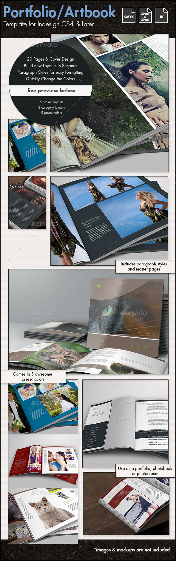 GraphicRiver Photobook Portfolio Artbook Template 30x30cm 11847515 GraphicRiver Photobook Portfolio Artbook Template 30x30cm 11847515
