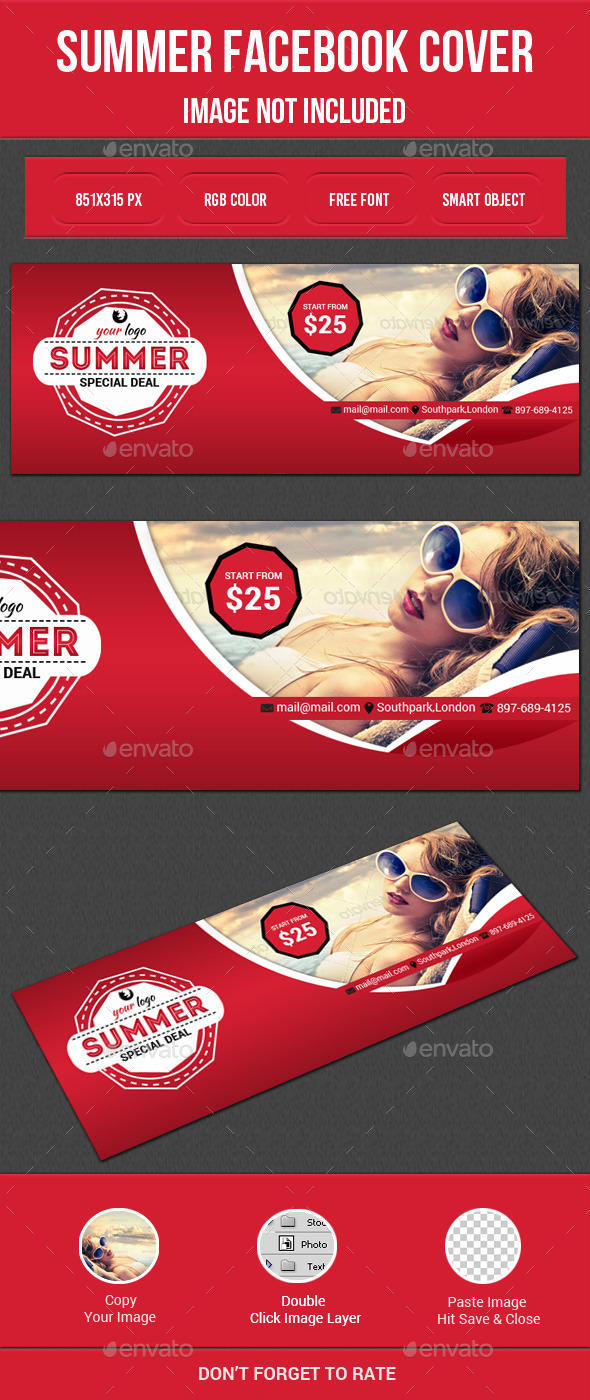 GraphicRiver Summer Sale Facebook Cover 11847528 GraphicRiver Summer Sale Facebook Cover 11847528