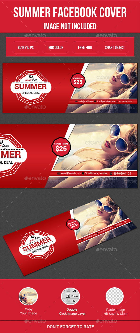 GraphicRiver Summer Sale Facebook Cover Two 11848216 GraphicRiver Summer Sale Facebook Cover Two 11848216