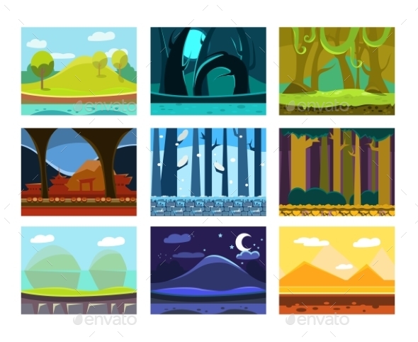 GraphicRiver Game Background Seamless 11848688 GraphicRiver Game Background Seamless 11848688