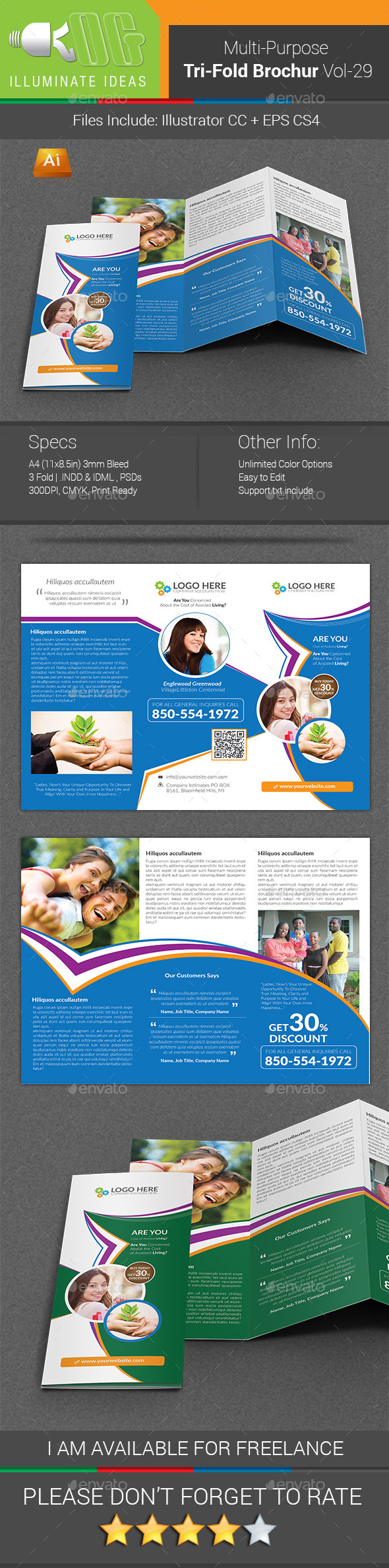 GraphicRiver Multipurpose Business Tri-Fold Brochure Vol-29 11849817 GraphicRiver Multipurpose Business Tri-Fold Brochure Vol-29 11849817
