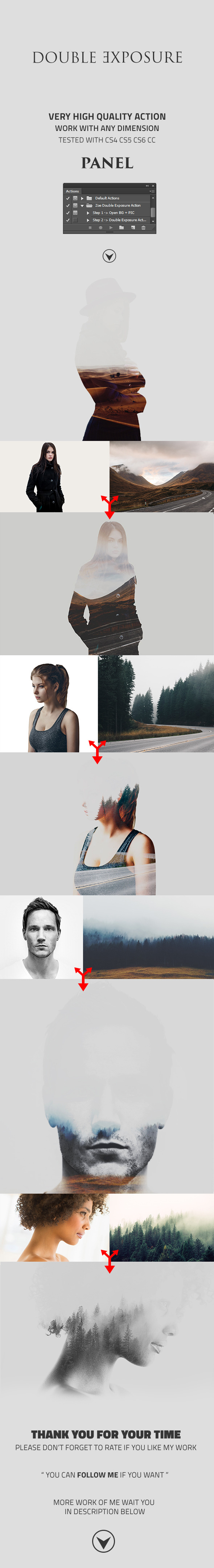 GraphicRiver Zoe Double Exposure Action 11850176 GraphicRiver Zoe Double Exposure Action 11850176