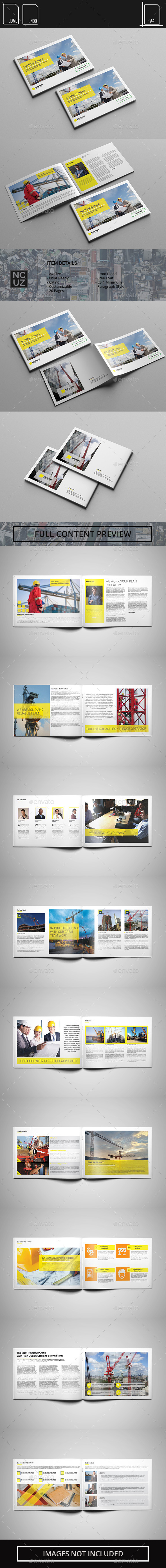 GraphicRiver Brochure Crane Company 11850842 GraphicRiver Brochure Crane Company 11850842
