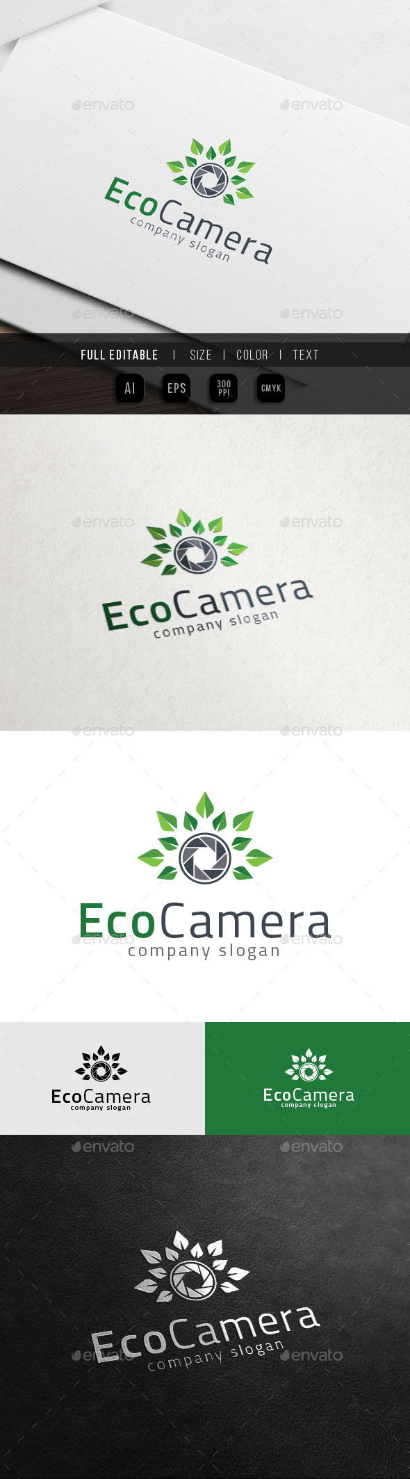 GraphicRiver Eco Photography Green Leaf Camera 11851704 GraphicRiver Eco Photography Green Leaf Camera 11851704