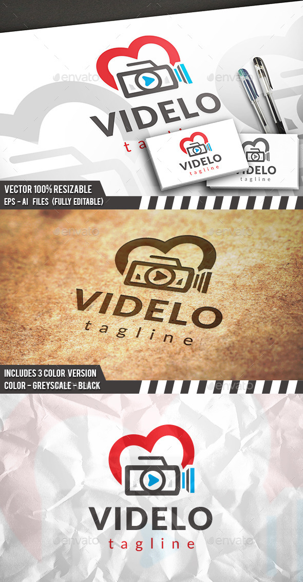 GraphicRiver Video Love Logo 11851987 GraphicRiver Video Love Logo 11851987