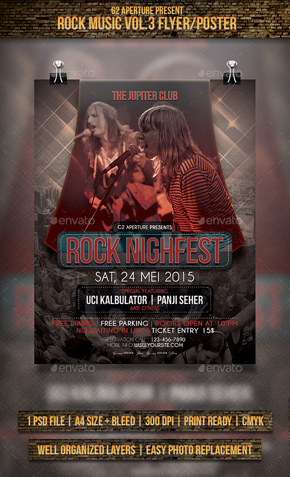 GraphicRiver Rock Music Flyer Poster Vol.3 11852817