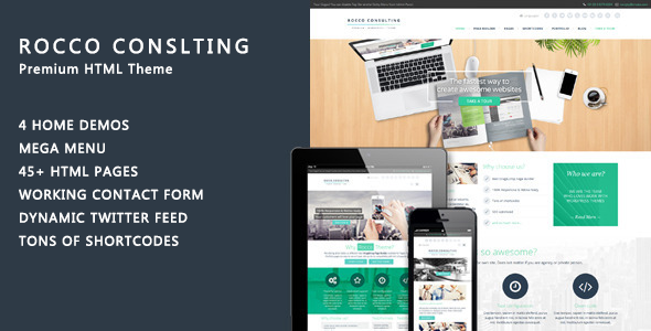 Rocco Flat HTML Template