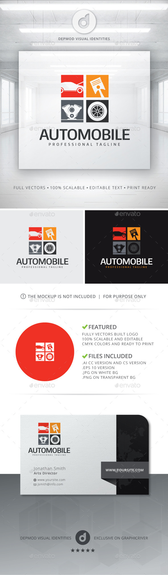 GraphicRiver Automobile Logo 11856626 GraphicRiver Automobile Logo 11856626