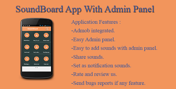 CodeCanyon SoundBoard App With Admin Panel 11857390 CodeCanyon SoundBoard App With Admin Panel 11857390
