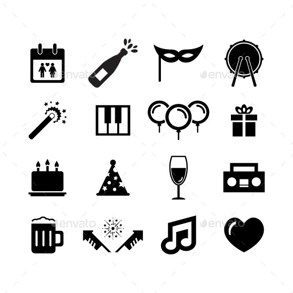 GraphicRiver Celebration Icon 11858574 GraphicRiver Celebration Icon 11858574