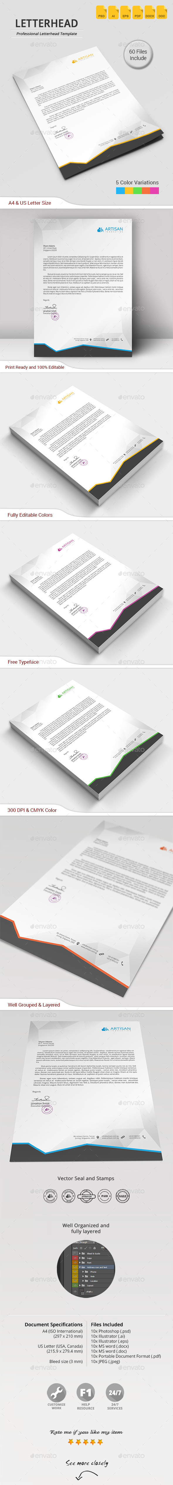 GraphicRiver Letterhead 11860295 GraphicRiver Letterhead 11860295