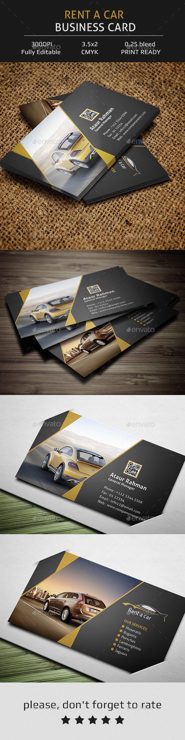 GraphicRiver Rent a Car Business Card 11861197 GraphicRiver Rent a Car Business Card 11861197