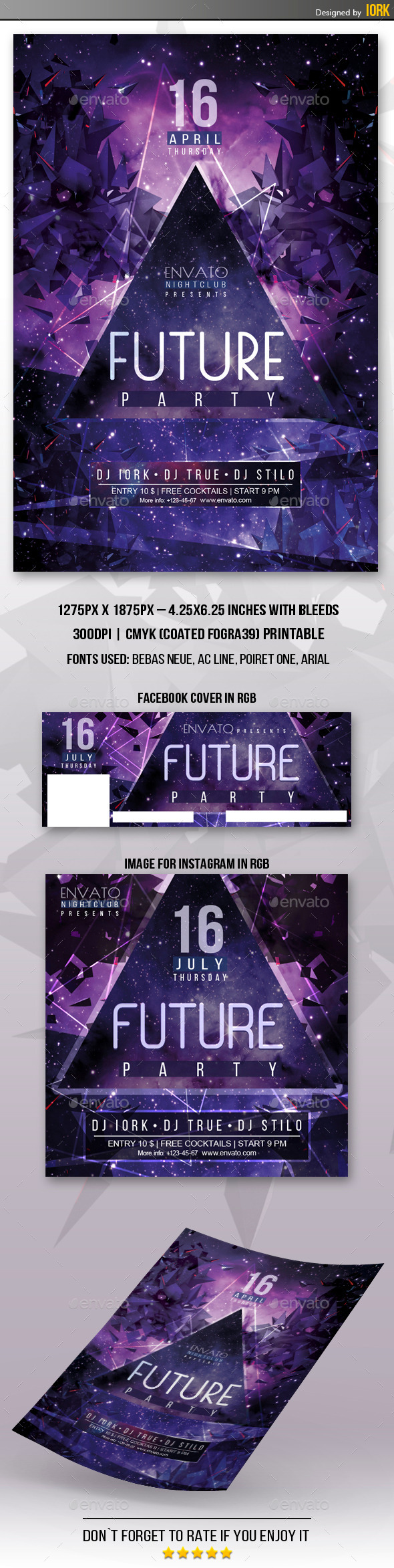 GraphicRiver Future Party Flyer 11861268 GraphicRiver Future Party Flyer 11861268