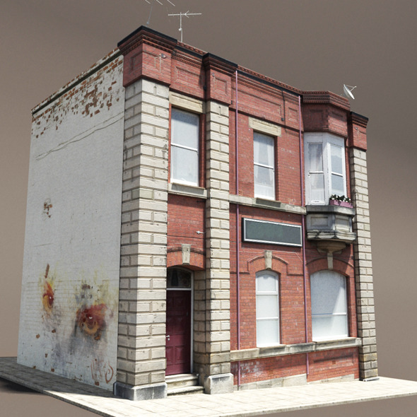 3DOcean Apartment House Low Poly 3D Model #152 11861474 3DOcean Apartment House Low Poly 3D Model #152 11861474