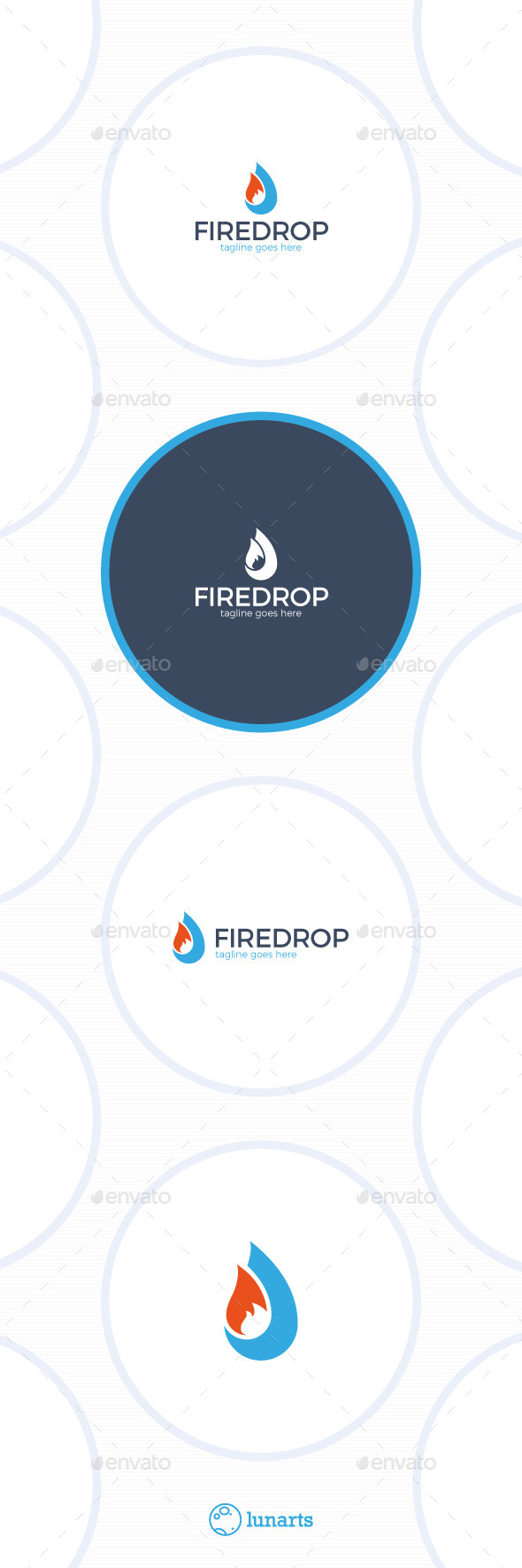 GraphicRiver Fire Drop Logo 11861663