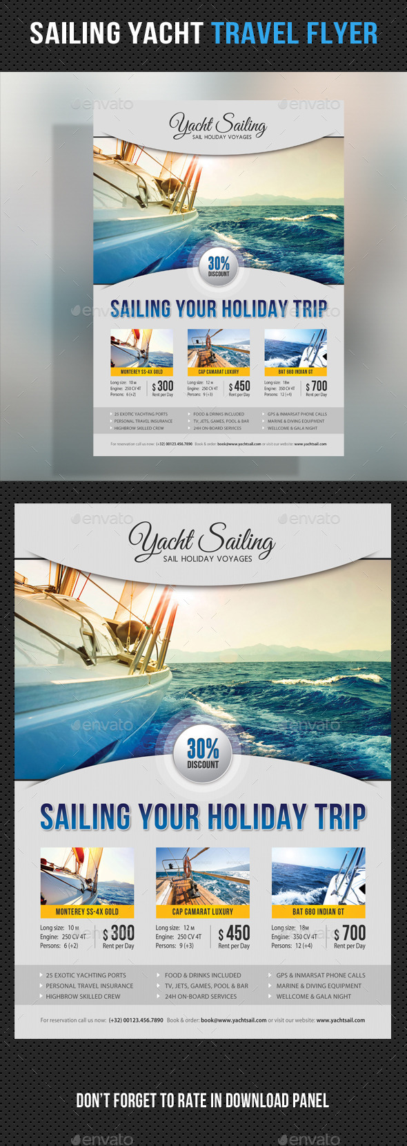 GraphicRiver Sailing Yacht Travel Flyer 07 11861990 GraphicRiver Sailing Yacht Travel Flyer 07 11861990