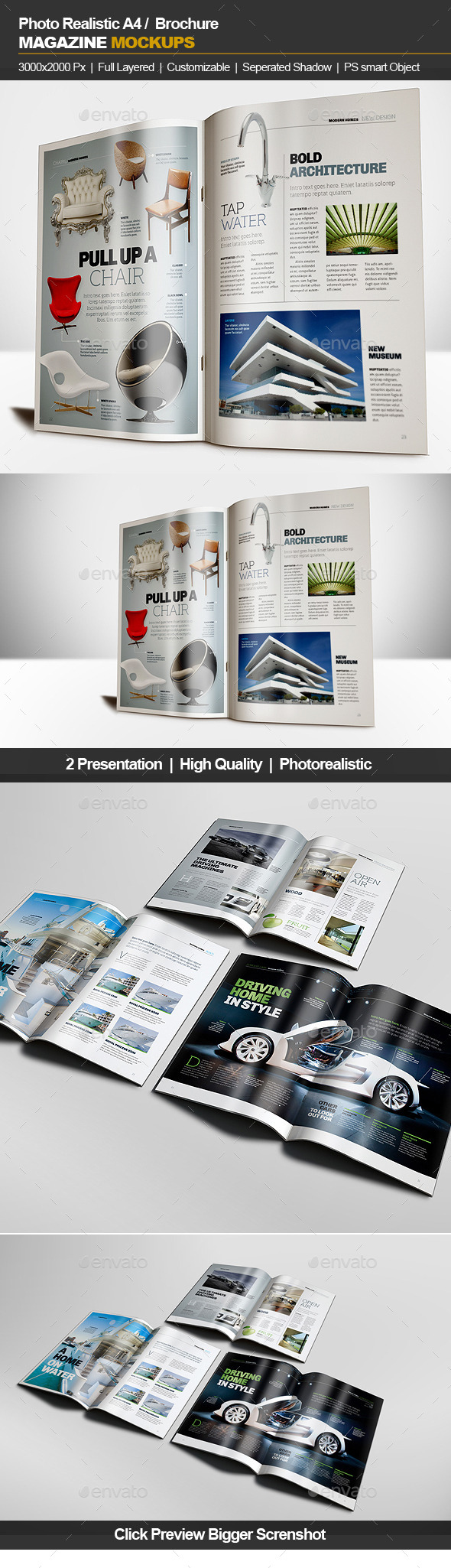 GraphicRiver A4 Brochure Magazine Mockup 11862139 GraphicRiver A4 Brochure Magazine Mockup 11862139