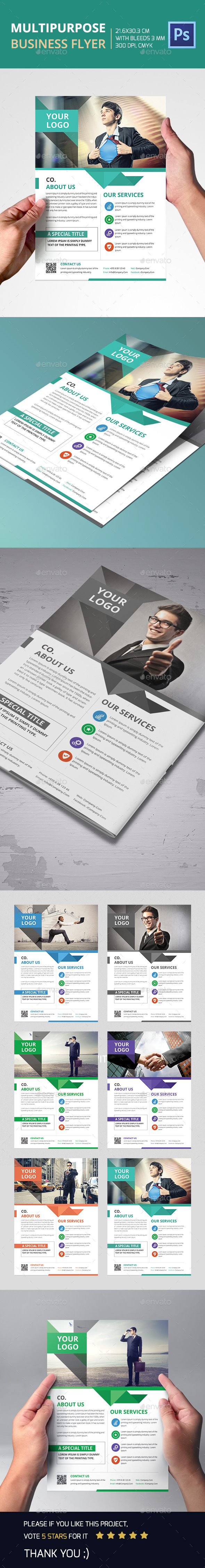 GraphicRiver Multipurpose Business Flyer 11862170 GraphicRiver Multipurpose Business Flyer 11862170