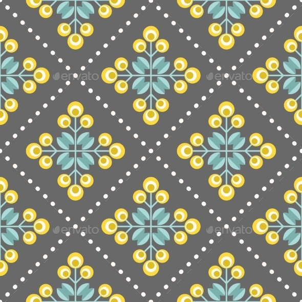 GraphicRiver Retro Floral Pattern Geometric Seamless Flowers 11863823 GraphicRiver Retro Floral Pattern Geometric Seamless Flowers 11863823
