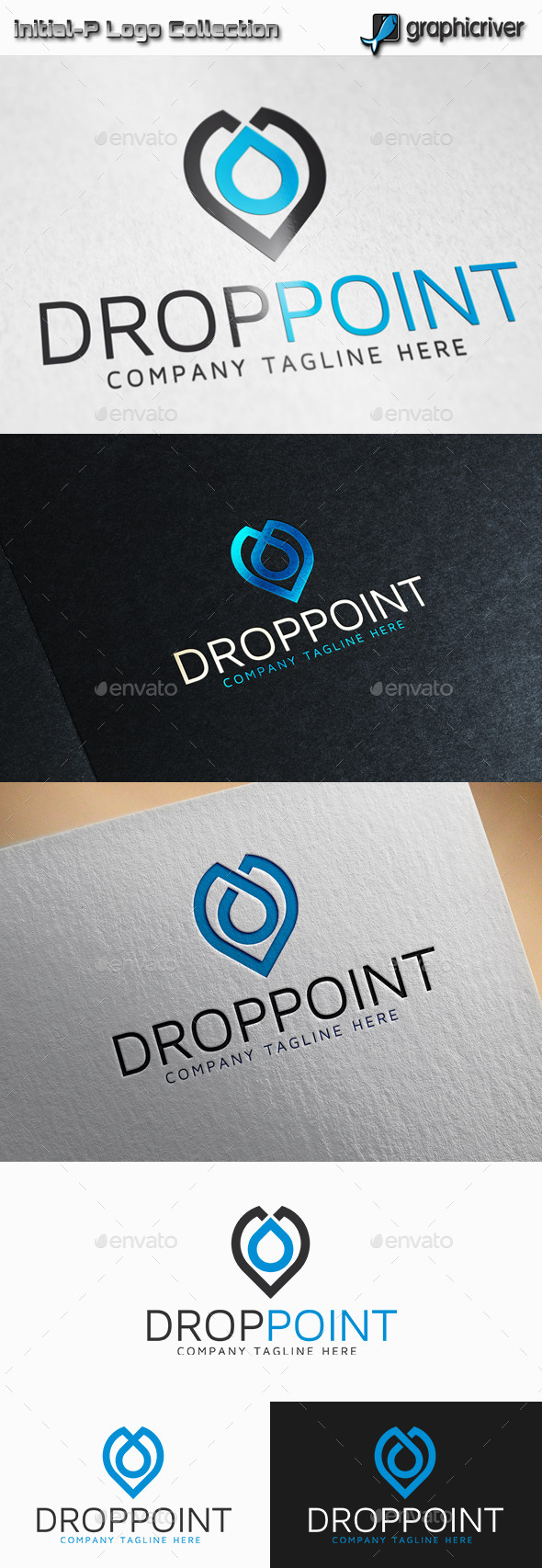 Drop Point Logo (Abstract)