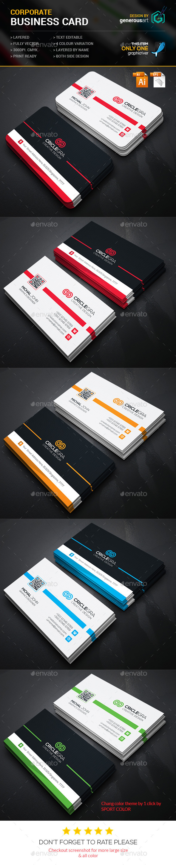 GraphicRiver Criclegra Corporate Business Card 11865180 GraphicRiver Criclegra Corporate Business Card 11865180