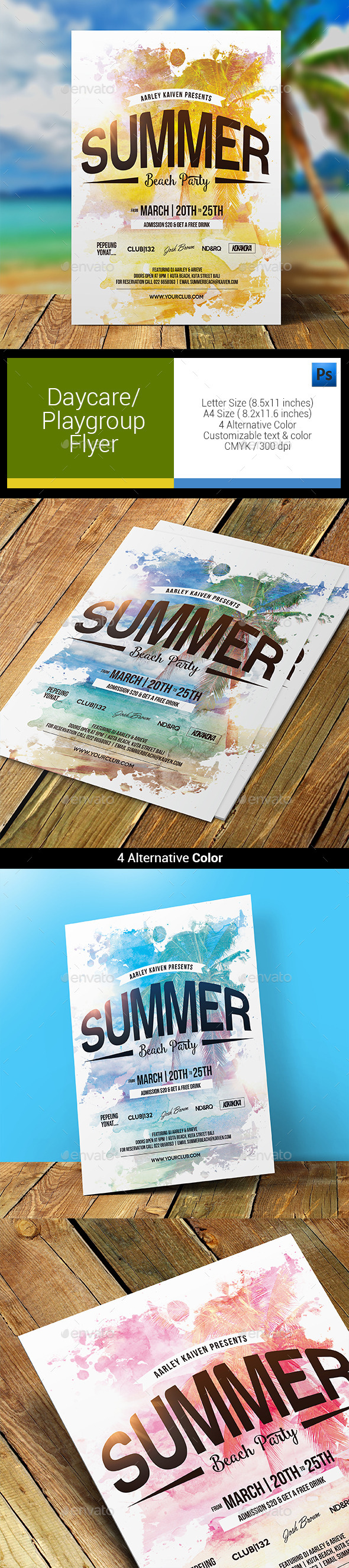 GraphicRiver Summer Beach Party Flyer 11866103 GraphicRiver Summer Beach Party Flyer 11866103