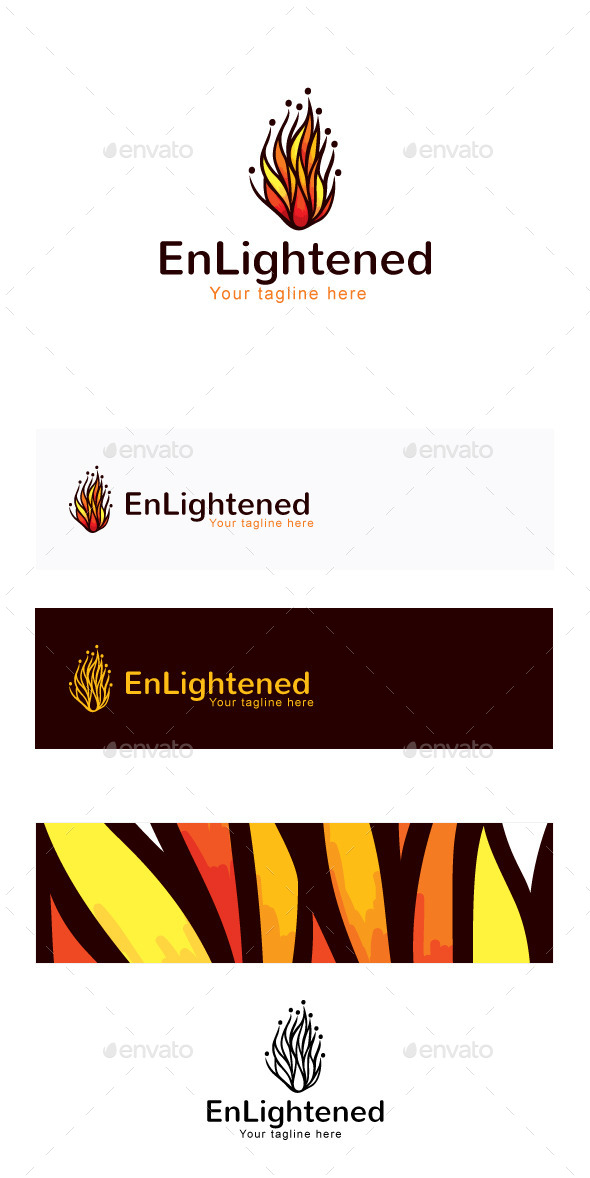 Enlightened Stock Logo Template (Humans)