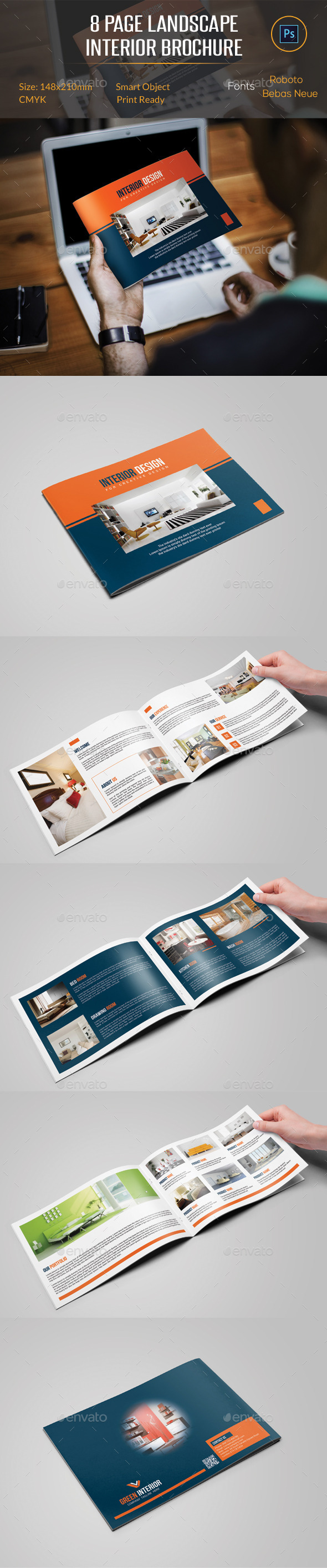 GraphicRiver 8 Pages Landscape Interior Brochure 11867032 GraphicRiver 8 Pages Landscape Interior Brochure 11867032