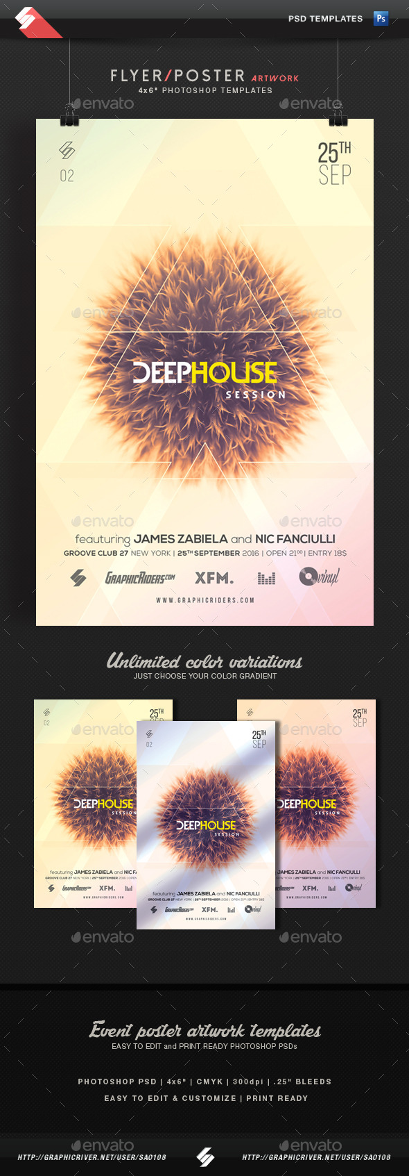 GraphicRiver Deep House Session 2 Event Flyer Template 11867752 GraphicRiver Deep House Session 2 Event Flyer Template 11867752