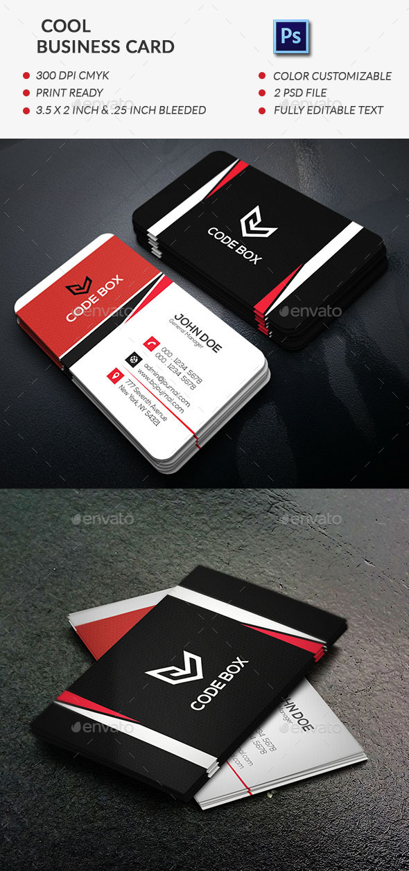 GraphicRiver Cool Business Card template 11867942 GraphicRiver Cool Business Card template 11867942