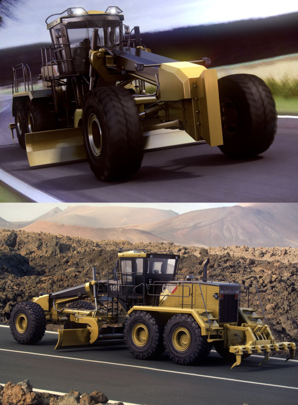 Motor Mining Grader Caterpillar 16M Motor Mining Grader Caterpillar 16M