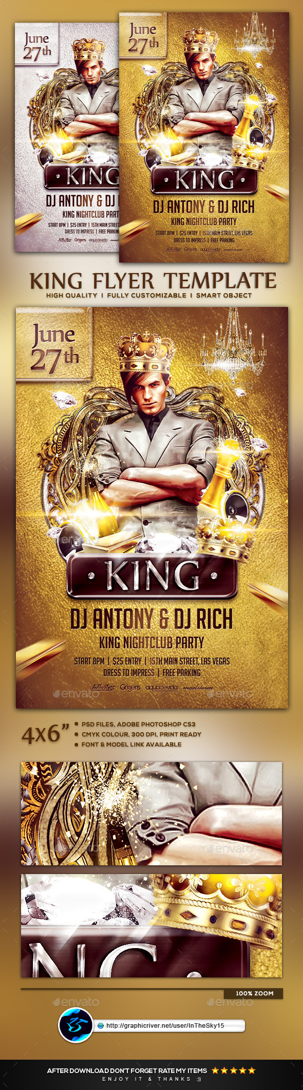GraphicRiver King Flyer Template 11868909 GraphicRiver King Flyer Template 11868909