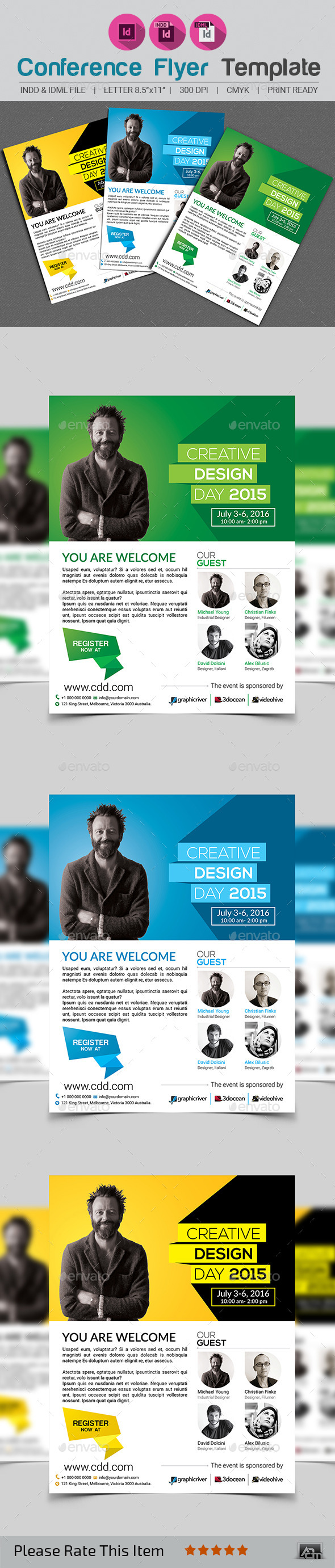 GraphicRiver Conference Flyer Template 11870920 GraphicRiver Conference Flyer Template 11870920