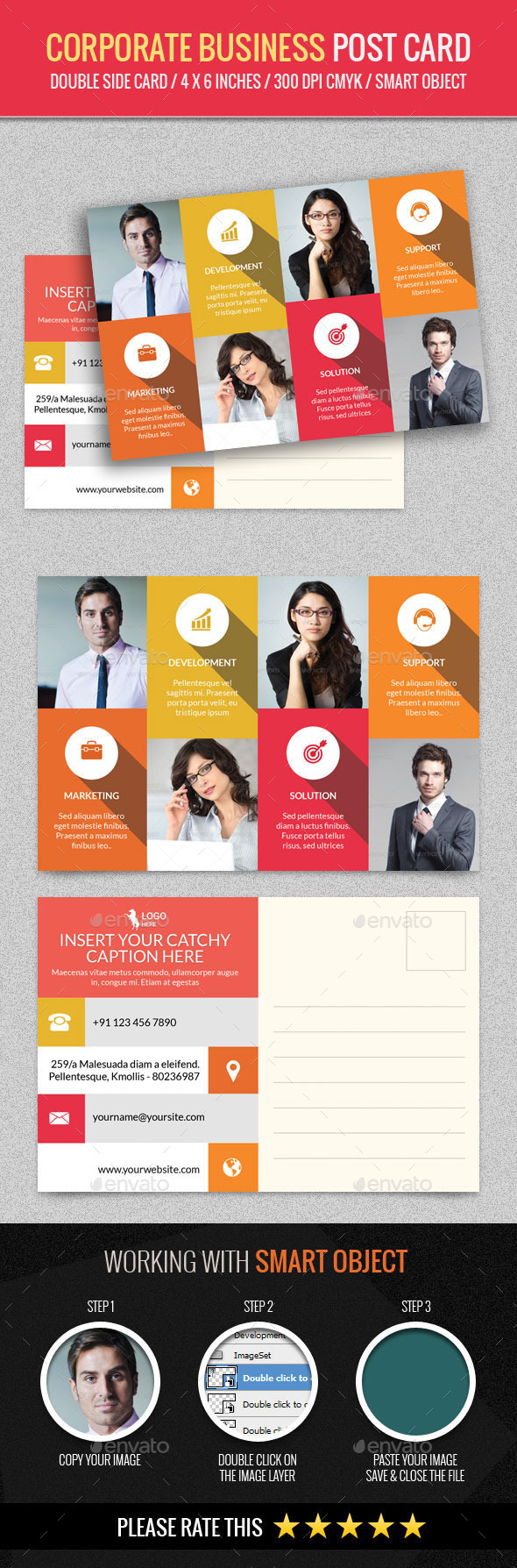 GraphicRiver Corporate and Business Post Card Template 11871107 GraphicRiver Corporate and Business Post Card Template 11871107