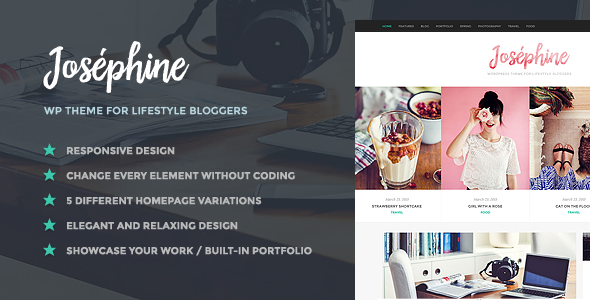 Josephine - WordPress Theme For Lifestyle Bloggers