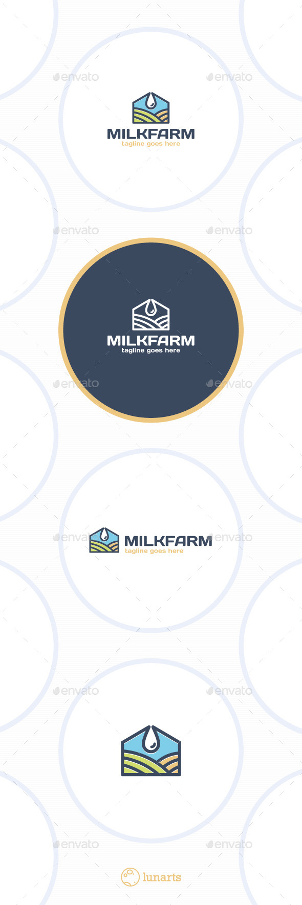 GraphicRiver Milk Farm Logo 11871295 GraphicRiver Milk Farm Logo 11871295