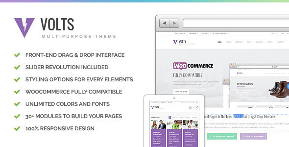 Volts - Highly Flexible Multipurpose Theme