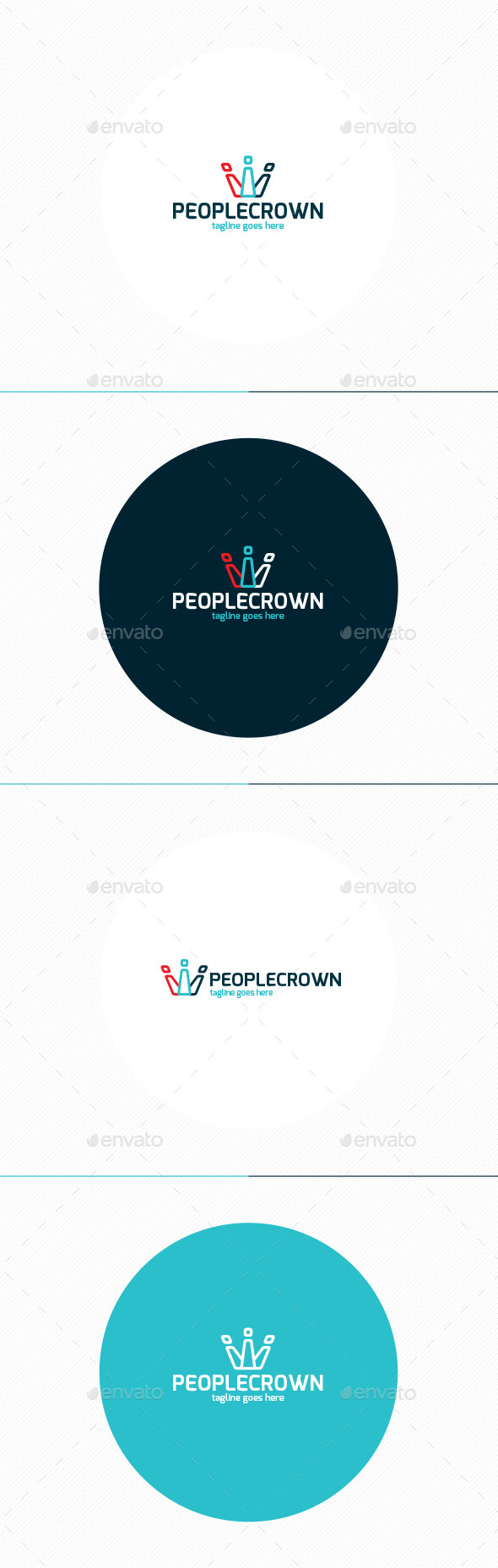GraphicRiver People Crown Logo 11871471 GraphicRiver People Crown Logo 11871471