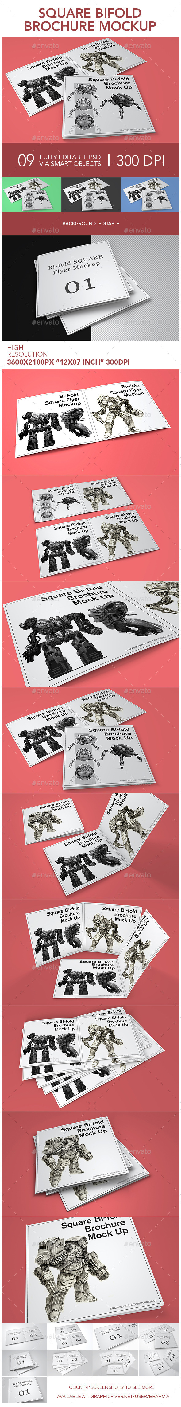 GraphicRiver Square Bifold Brochure Mockup 11871746 GraphicRiver Square Bifold Brochure Mockup 11871746